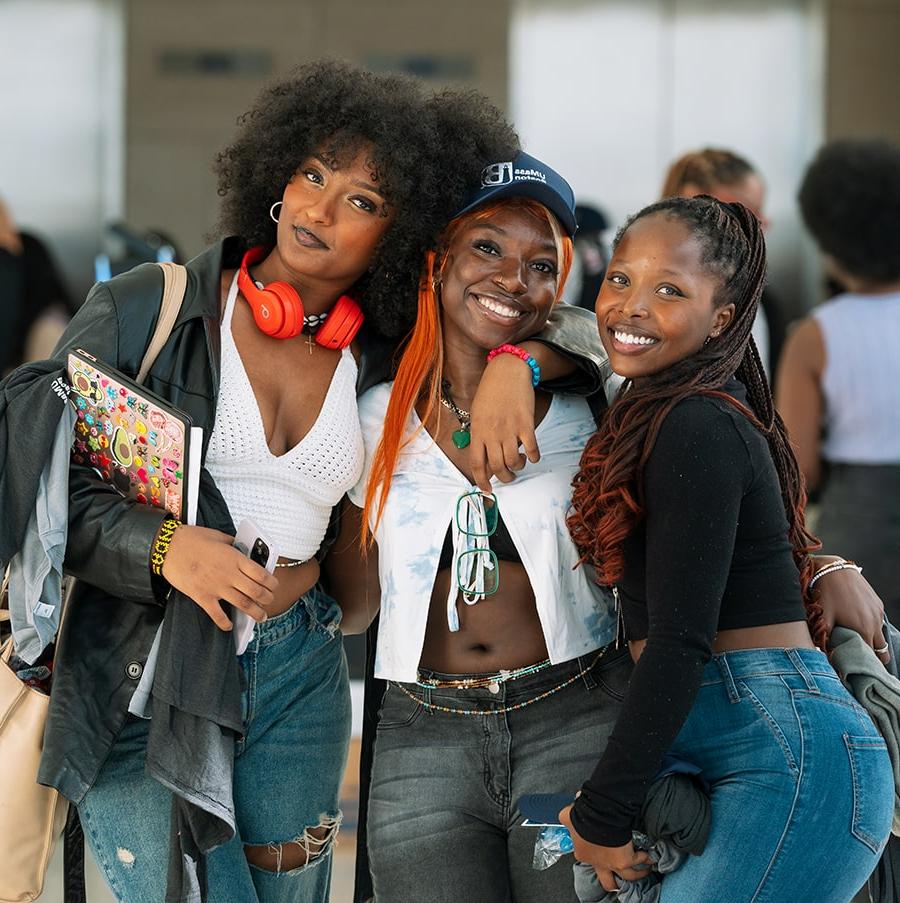 Spirit Days 2023 three girls posing